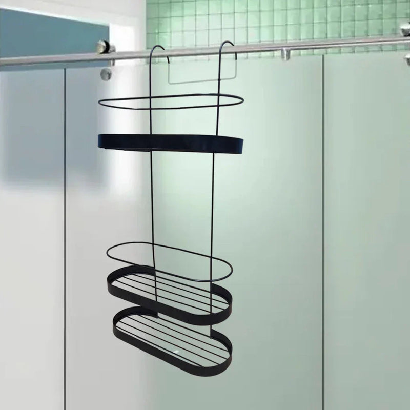 Suporte Porta Shampoo 3 Andares Preto