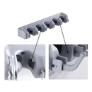 Porta Vassoura e Rodo 5 Ganchos Multiuso – Organização Prática